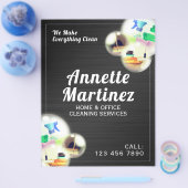 Reinigungsblasen beruflicher Flyer (Einzeln)