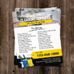 Reinigungsbüro Flyer<br><div class="desc">Reinigungsfenster Reinigungsservice Flyer des Haushaltshilfedienstes.</div>