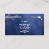 Reinigungsbus für Druckwaschanlage Visitenkarte (Rückseite)