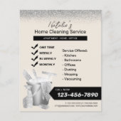 Reinigungscreme für berufliches Haus Flyer (Vorne)