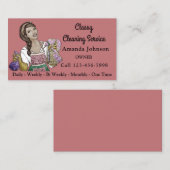 Reinigungsdienst für das Klassenzimmer Visitenkarte (Vorne/Hinten)