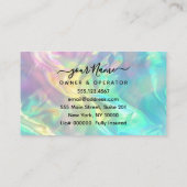 Reinigungsdienst für das Personalbüro Visitenkarte (Rückseite)