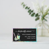 Reinigungsdienst für das Personalbüro Visitenkarte (Stehend Vorderseite)