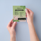 Reinigungsdienst für Grüne Häuser Flyer (Gruppe)