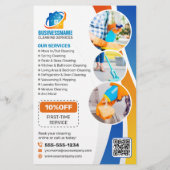 Reinigungsdienst für Haushaltshilfe Flyer (Hinten)