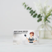 Reinigungsdienst für Haushaltshilfe | Glitzern Visitenkarte (Stehend Vorderseite)