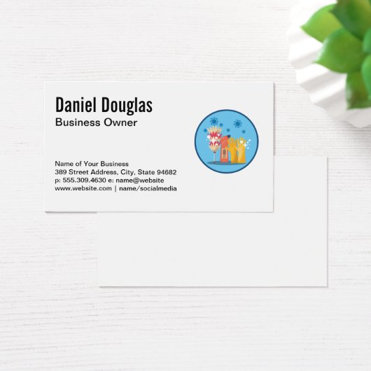 Reinigungsdienst für Haushaltshilfe | Sanierung (Schreibtisch)