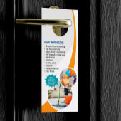 Reinigungsdienst für Haushaltshilfe Türanhänger