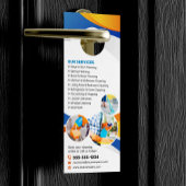 Reinigungsdienst für Haushaltshilfe Türanhänger