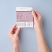 Reinigungsdienst reißen Abstriche Flyer ab (Gruppe)