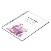 Reinigungsdienst rosa notizblock (Linke Seite)