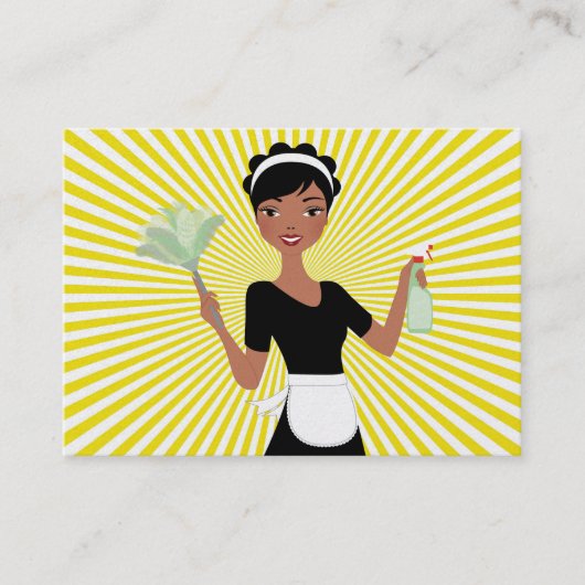 Reinigungsdienst - SRF Visitenkarte (Vorderseite)