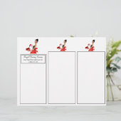 Reinigungsdienste - Afroamerikanischer Diva-Flyer (Stehend Vorderseite)