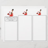 Reinigungsdienste - Afroamerikanischer Diva-Flyer (Vorne/Hinten)