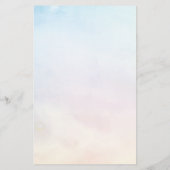 Reinigungsdienste - Aquarellbilder Flyer (Hinten)