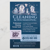 Reinigungsdienste - Aquarellbilder Flyer (Vorne)