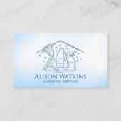 Reinigungsdienste - Art Visitenkarte (Vorderseite)