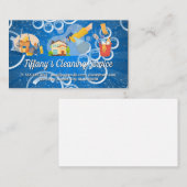 Reinigungsdienste | Ausrüstung und Dienstleistunge Visitenkarte (Vorne/Hinten)