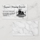 Reinigungsdienste | Behaltend Haus Visitenkarte (Vorne/Hinten)