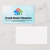 Reinigungsdienste | Behaltend Logo Visitenkarte (Vorne/Hinten)