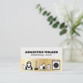 Reinigungsdienste | Blasen Visitenkarte (Stehend Vorderseite)