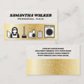 Reinigungsdienste | Blasen Visitenkarte (Vorne/Hinten)