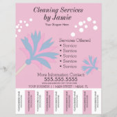 Reinigungsdienste Business Tee Off Strips Flyer F (Vorne)