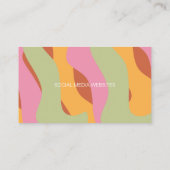 Reinigungsdienste Duster Groovy  Visitenkarte (Rückseite)