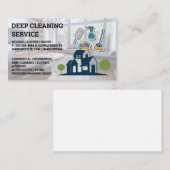 Reinigungsdienste | Entschärfung von Tools-Symbole Visitenkarte (Vorne/Hinten)