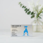 Reinigungsdienste | Flaschengrüben Visitenkarte (Stehend Vorderseite)