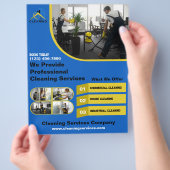 Reinigungsdienste Flyer (Hand)