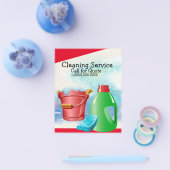 Reinigungsdienste Flyer (Einzeln)