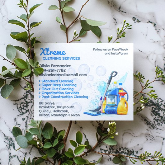 Reinigungsdienste Flyer