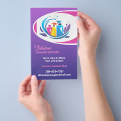 Reinigungsdienste Flyer (Handgriff)