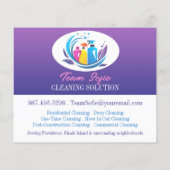 Reinigungsdienste Flyer (Hinten)