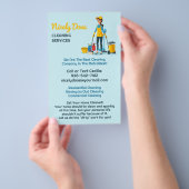 Reinigungsdienste Flyer (Handgriff)