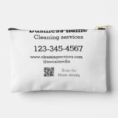 Reinigungsdienste fügen E-Mail-Adresse der Nummer Zubehörtasche (Rückseite)