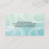 Reinigungsdienste | Funkelnd Hintergrund Visitenkarte (Rückseite)