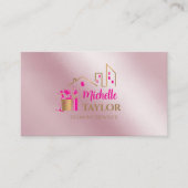 Reinigungsdienste für berufliches Haus und Büros Visitenkarte (Vorderseite)