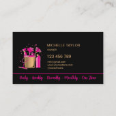 Reinigungsdienste für berufliches Haus und Büros Visitenkarte (Rückseite)