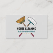 Reinigungsdienste für Gebäude und Gebäude Visitenkarte (Vorderseite)