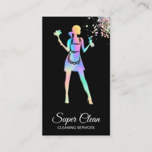 Reinigungsdienste für Holographische Haushaltshilf Visitenkarte