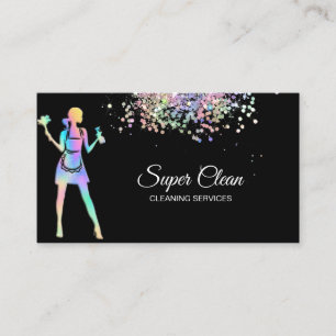Reinigungsdienste für Holographische Haushaltshilf Visitenkarte