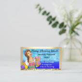 Reinigungsdienste für Klassenhäuser Funkelnd Visitenkarte (Stehend Vorderseite)