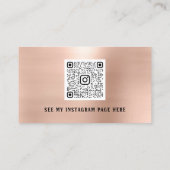 Reinigungsdienste für Klassenhäuser - QRCODE-Wäsch Visitenkarte (Rückseite)