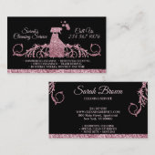 Reinigungsdienste für klassische Haushaltshilfe Visitenkarte (Vorne/Hinten)