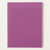 Reinigungsdienste für lila Haushaltshäuser Planer (Rückseite)