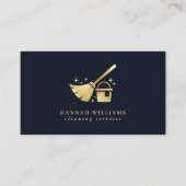 Reinigungsdienste für Schiffe und Gold House Visitenkarte (Vorderseite)