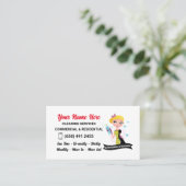 Reinigungsdienste für Visitenkarten Visitenkarte (Stehend Vorderseite)