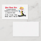 Reinigungsdienste für Visitenkarten Visitenkarte (Vorne/Hinten)